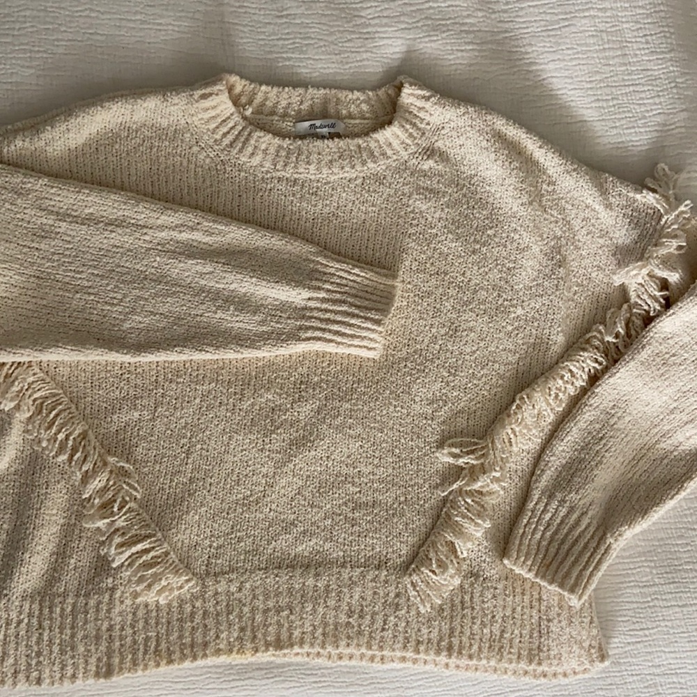 Madewell fringe sweater